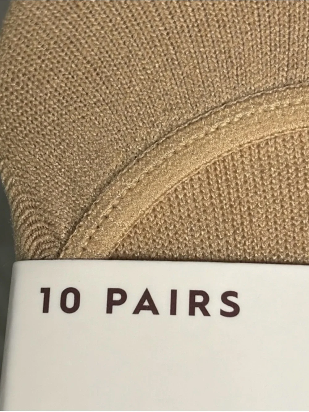 New Laura Ashley Socks Women’s 10 Pair Tan & Black Casual Microfiber Liner Socks